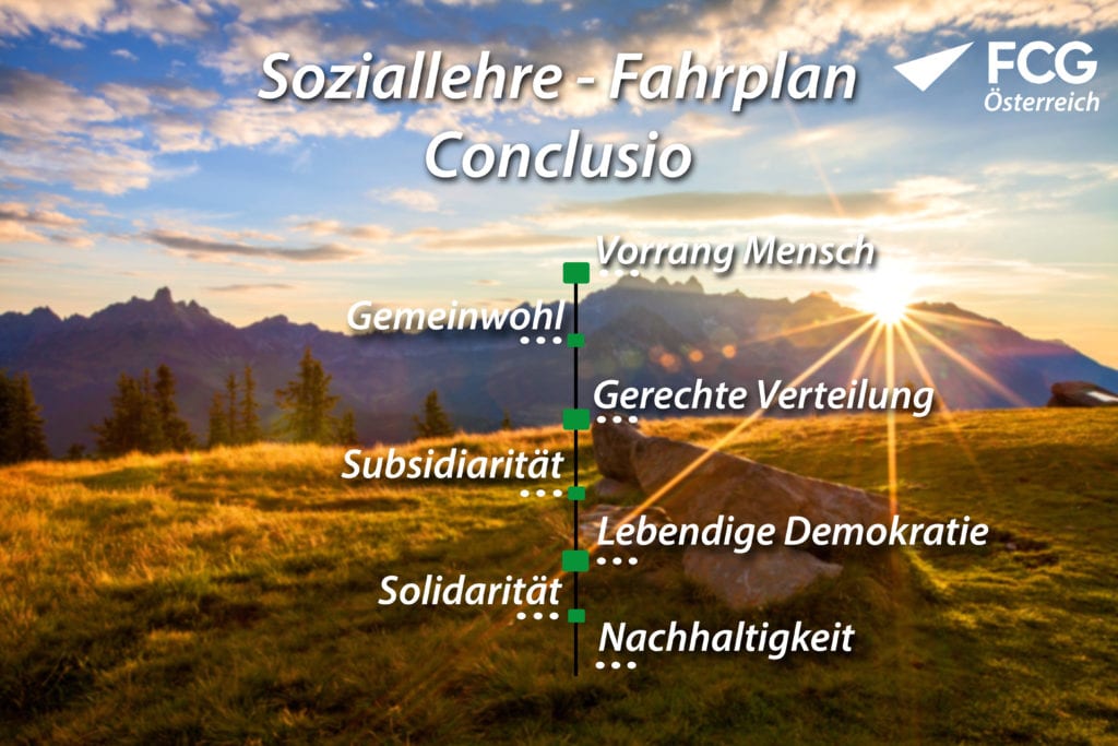 In 7 Stationen von der Krise in eine neue Normalität: CONCLUSIO