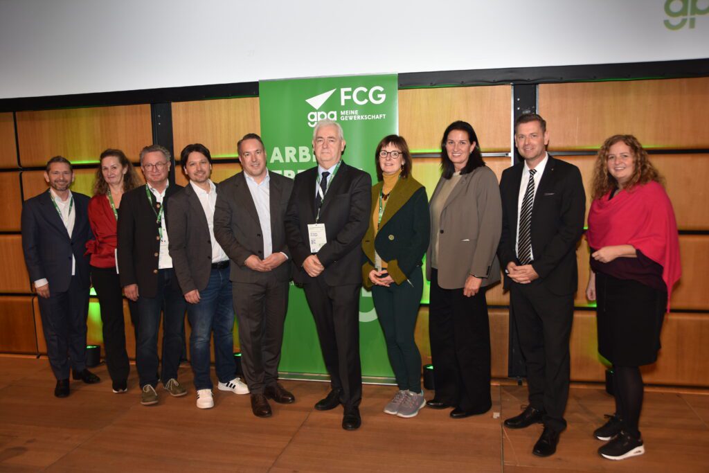 Wolfgang Pischinger als Bundesvorsitzender der FCG/GPA bestätigt